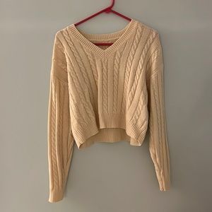 Cream sweater